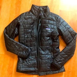 Patagonia euc lightweight jacket xxs girls woman coat black